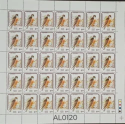 India 1992 Peregrene Falcon Birds of Prey UMM Sheet AL0120
