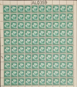 India 1967 Mango UMM Full Sheet Ashoka Watermark Right Sideways AL0359