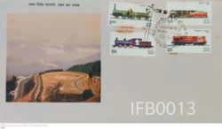 India 1976 Indian Locomotives 4v Stamps FDC Bombay cancelled - IFB00013