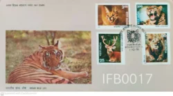 India 1976 Indian Wild Life 4v Stamps FDC Bombay cancelled - IFB00017