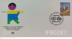 United Nations 1987 Vaccine for Every Child Immunize Every Child for Better Health FDC - IFB00287