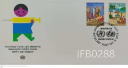 United Nations 1987 Vaccine for Every Child Immunize Every Child for Better Health FDC - IFB00288