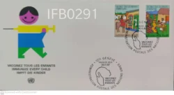 United Nations 1987 Vaccine for Every Child Immunize Every Child for Better Health FDC - IFB00291