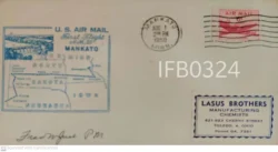 USA (United States of America ) 1950 Mankato First Flight Cover - IFB00324