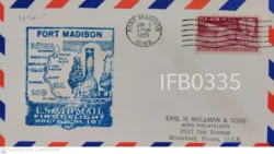 USA (United States of America ) 1951 Fort Madison First Flight Cover - IFB00335