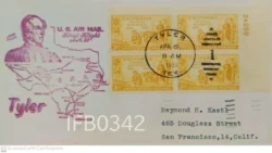 USA (United States of America ) 1951 Tyler First Flight Cover - IFB00342