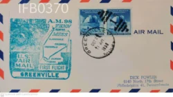 USA (United States of America ) 1950 Greenville First Flight Cover - IFB00370