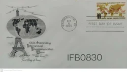 USA 1965 100th Anniversary of International Telecommunication Union FDC - IFB00830