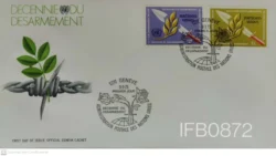 United Nations 1973 Disarmament Decade FDC - IFB00872