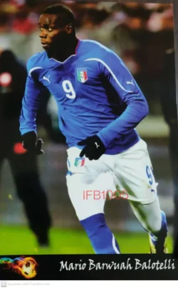 India Mario Baruah Balotelli Picture Postcard On Football Players - IFB01005