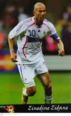 India Zinedine Zidane Picture Postcard On Football Players - IFB01013