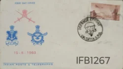 India 1963 Defense Effort FDC Calcutta Cancellation - IFB01267