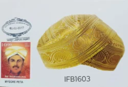 India 2017 Mysore Peta Headgears of India Picture Postcard Pictorial cancelled - IFB01603