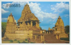 India Khajuraho Temples Khajuraho Picture Postcard - IFB01685