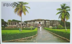 India Hoysaleshwara Temple Halebidu Picture Postcard - IFB01690