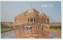 India Akshardham Temple New Delhi Picture Postcard Hinduism - IFB01731