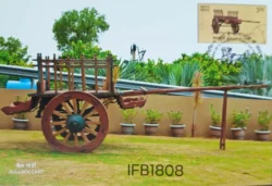 India 2017 Bullock Cart Means Of Transport Picture Postcard Pictorial cancelled - IFB01808