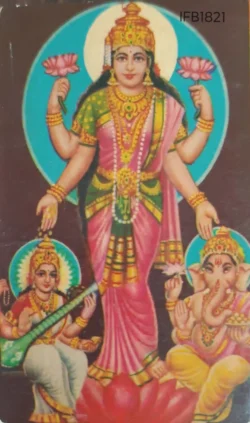 India Maa Lakshmi Hinduism used Picture Postcard - IFB01821