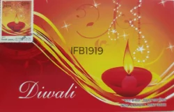 India 2017 Diwali India Canada Joint Issue Hinduism Festival Picture Postcard Pictorial cancelled - IFB01919