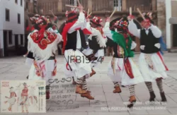 India 2017 India Portugal Joint Issue Pauliteiros Dance Picture Postcard Pictorial cancelled - IFB01924