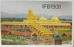 India Sripuram Golden Temple Vellore Picture Postcard Hinduism - IFB01931