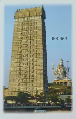 India Sri Murdeshwa Temple Murdeshwar Hinduism Picture Postcard - IFB01963