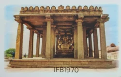 India Sri Sasivekalu Ganapati Hampi Hinduism Picture Postcard - IFB01970