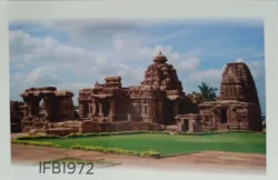 India Twin Tower Shiva Temple Pattadakallu Hinduism Picture Postcard - IFB01972