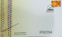 India 2019 Phulkari Embroideries of India FDC stamp tied and Patna cancelled IFB02194