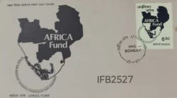 India 1987 Africa Fund Humanity FDC Bombay cancelled IFB02527