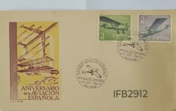 Spain 1961 50th Anniversary of Spanish Aviation FDC Madrid Cancelled IFB02912