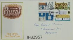 UK Great Britain 1970 British Rural Architecture FDC Aberdeen Cancelled IFB02957