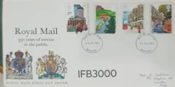 Great Britain 1985 Royal Mail 350 Years of Service FDC Bedford Cancelled IFB03000