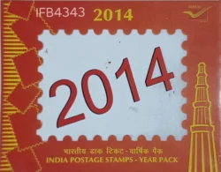 India 2014 Year Pack with all Commemorative stamps issued Official Sealed Year Pack IFB04343