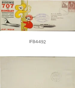 India 1962 Sydney-Bombay Air-India First Flight Cover IFB04492