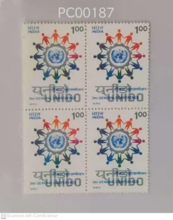 India 1980 UNIDO UMM blk of 4 - PC00187