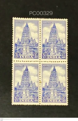 India 1949 Bodh Gaya Temple Blk of 4 UMM - PC00329