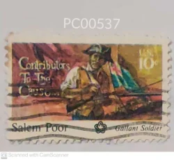 USA Contributors to the Cause Salem Poor Gallant Soldier Used PC00537