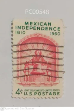 USA Mexican Joint Issue Independence Used PC00548