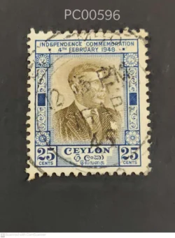 Ceylon Sri Lanka Independence Commemoration Used PC00596