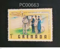 Grenada 50th Anniversary of Lindbergh S Solo Trans Atlantic Flight PC00663