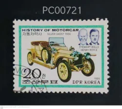 DPR Korea Stewart Rolls Henry Royce Silver Ghost 1906 Motor Car Mode of Transport Used PC00721