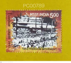 India 2017 1942 Freedom Movement Mint PC00789