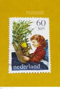 Netherlands Child Welfare Child Reading King of Frogs Used PC00812