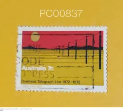 Australia Overland Telegraph Line 1972 Used PC00837