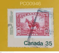 Canada Stamp on Stamp International Philatelic Yout Exhibition 1982 Army Used PC00946