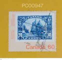 Canada Stamp on Stamp International Philatelic Yout Exhibition 1982 Boat Used PC00947