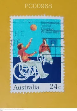 Australia International Year of Disabled Persons Used PC00968