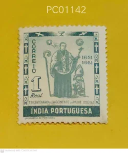 Portuguese India Tricentenary of the Birth of Father Jose Vaz Mounted Mint PC01142