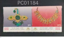 India 2000 Gems and Jewellery Se-tenant Used PC01184